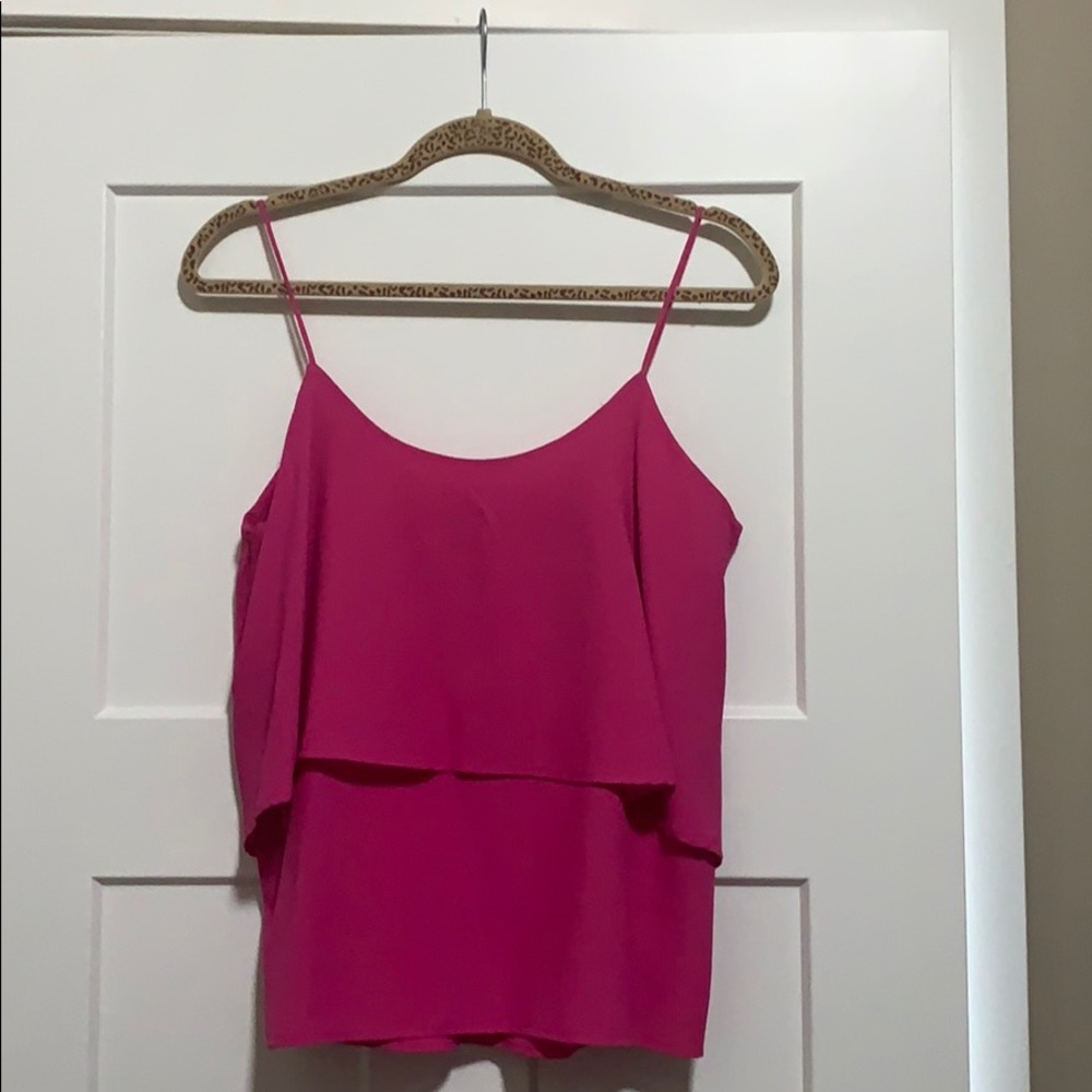 Pink Flowy Tank